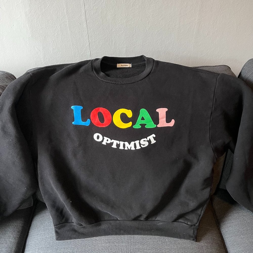 Madhappy Local Optimist Black Crewneck (small)